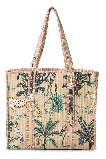 Conscious Yoga Collective Cotton Jungle Tote 