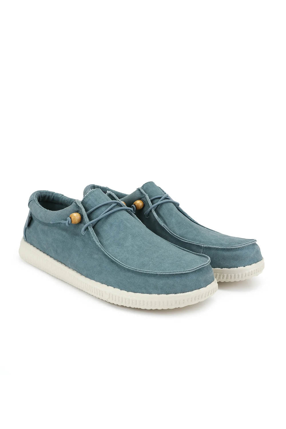 Walk in Pitas Wallabi Washed Shoes Aqua