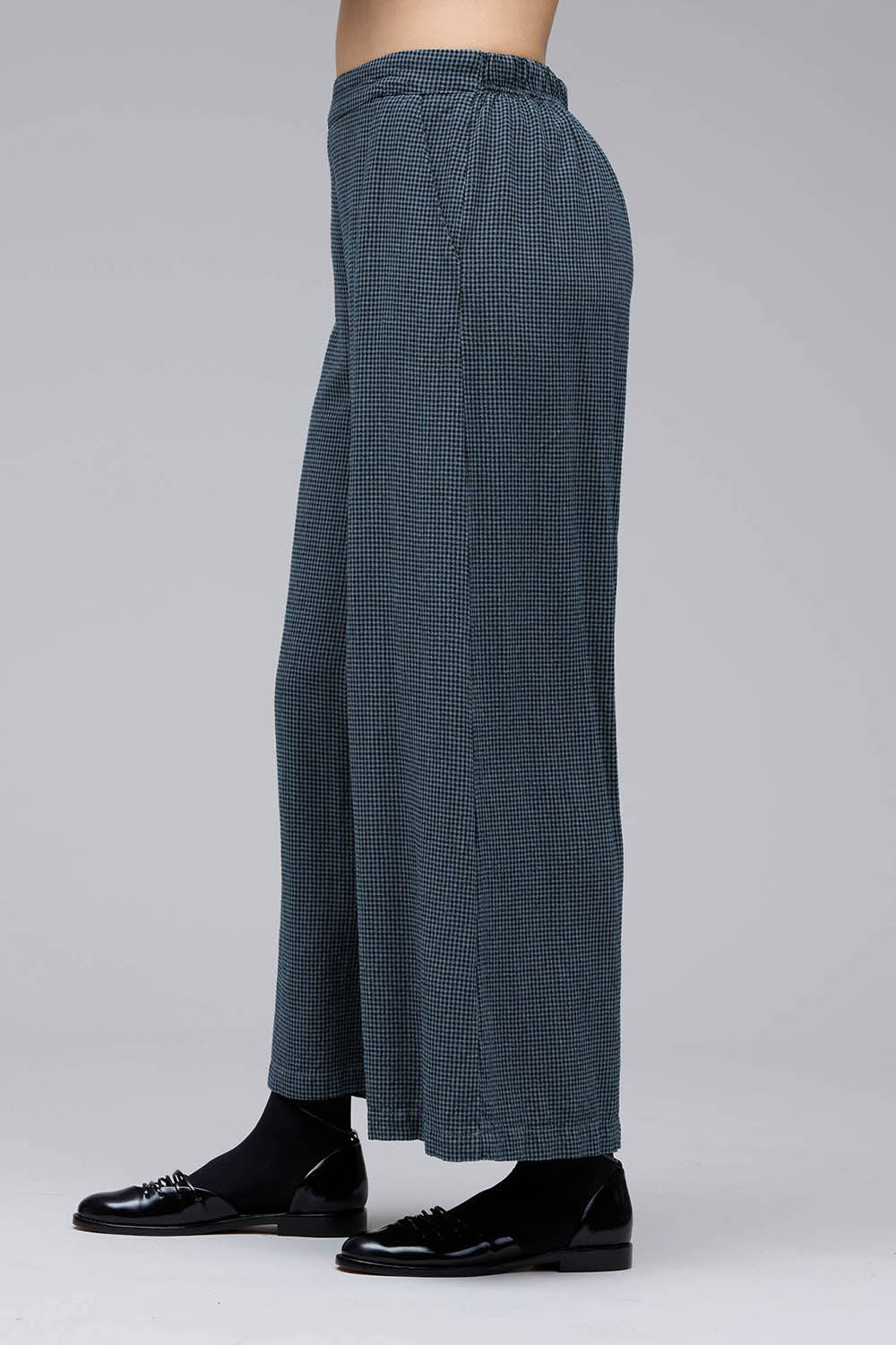 Mini Check Cropped Leg Pants