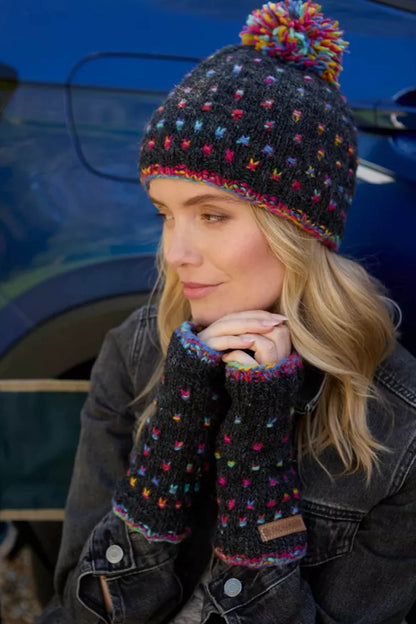 Mosaic Bobble Beanie