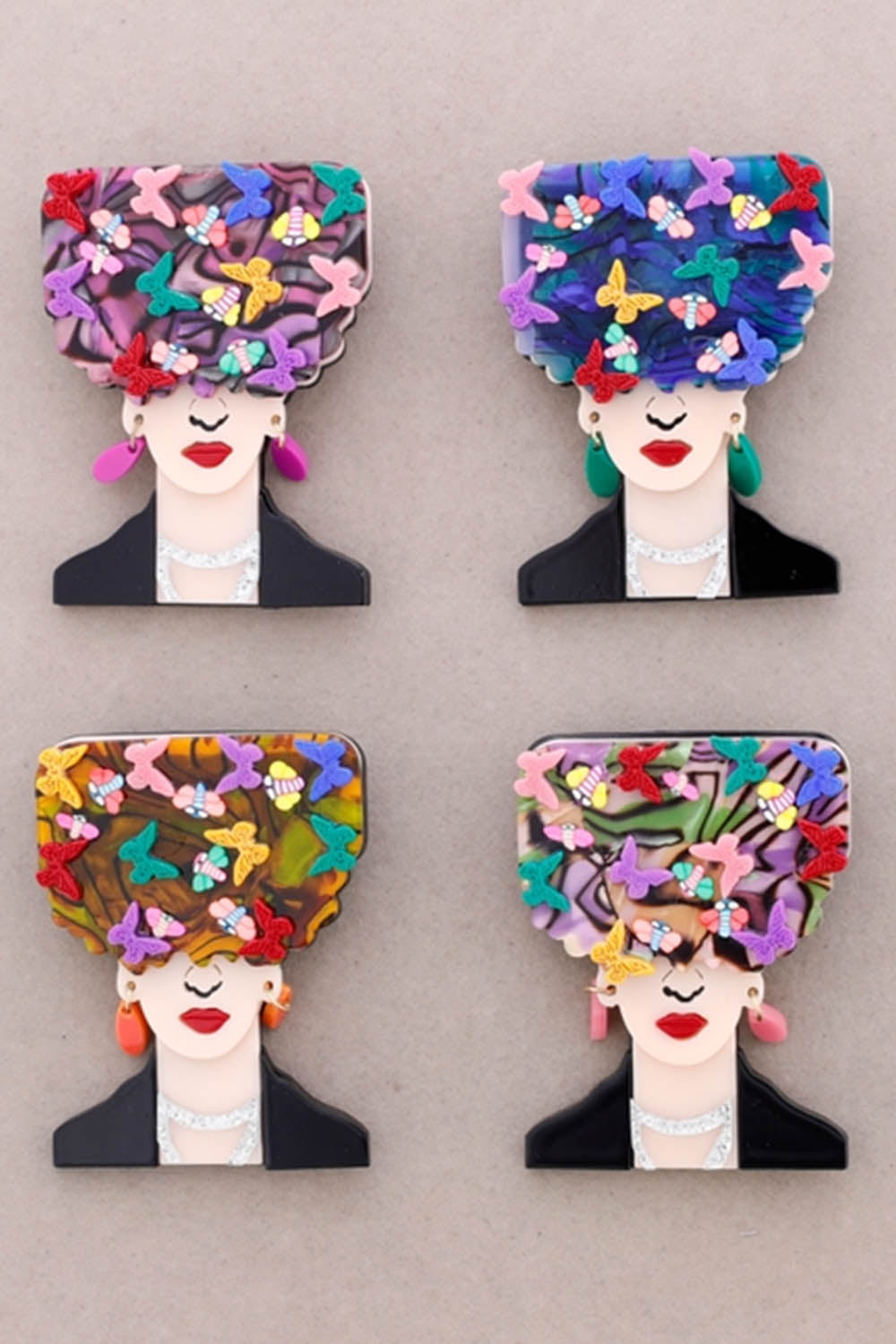 Frida Spring Butterfly Brooch