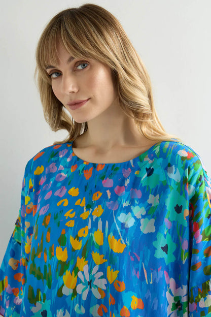 Abstract Painted Garden Top
