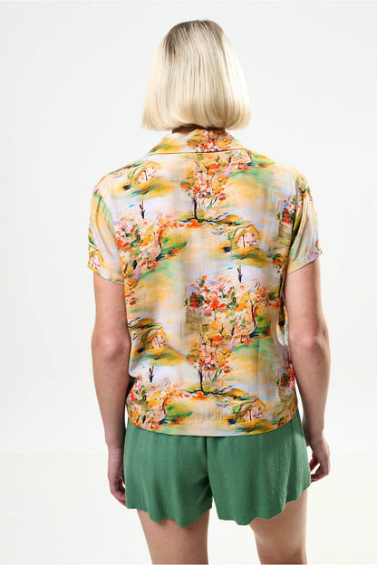 Marika Oriental Landscape Shirt