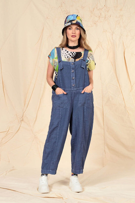 Linen 3821 Dungarees