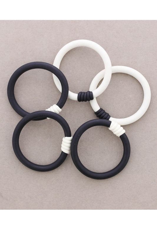 Rubber Spiral Bangles