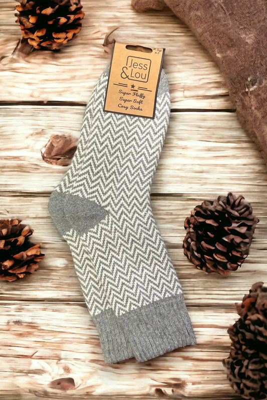 Cosy Herringbone Socks