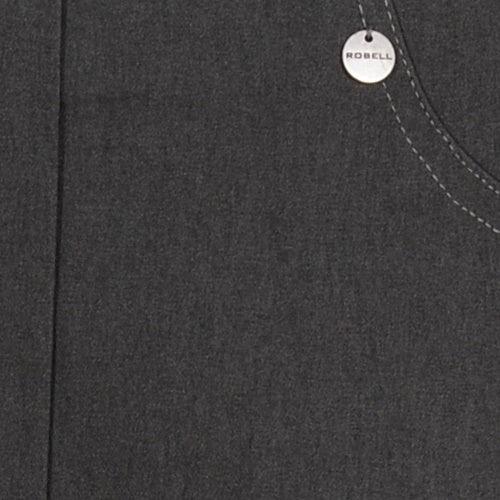 Robell Bella Grey Fleece Lined 78cm Trousers