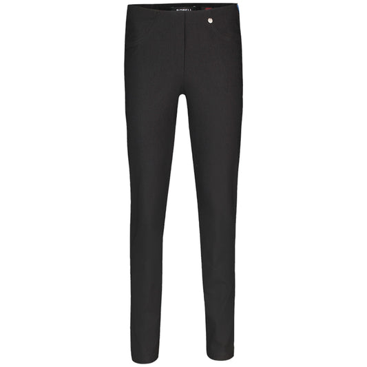 Robell Bella Dark Grey Fleece Lined 78cm Trousers
