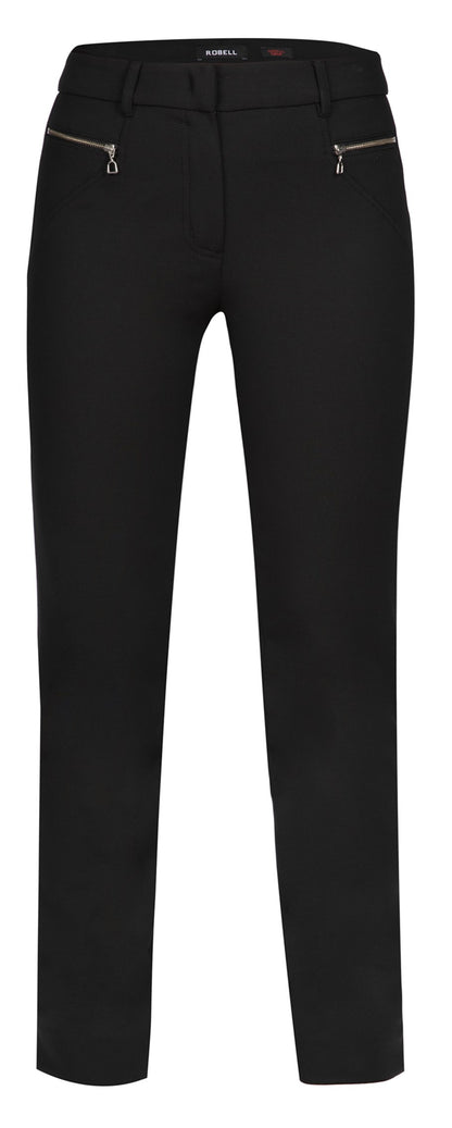 Robell Mimi Jersey Trousers 75cm Black