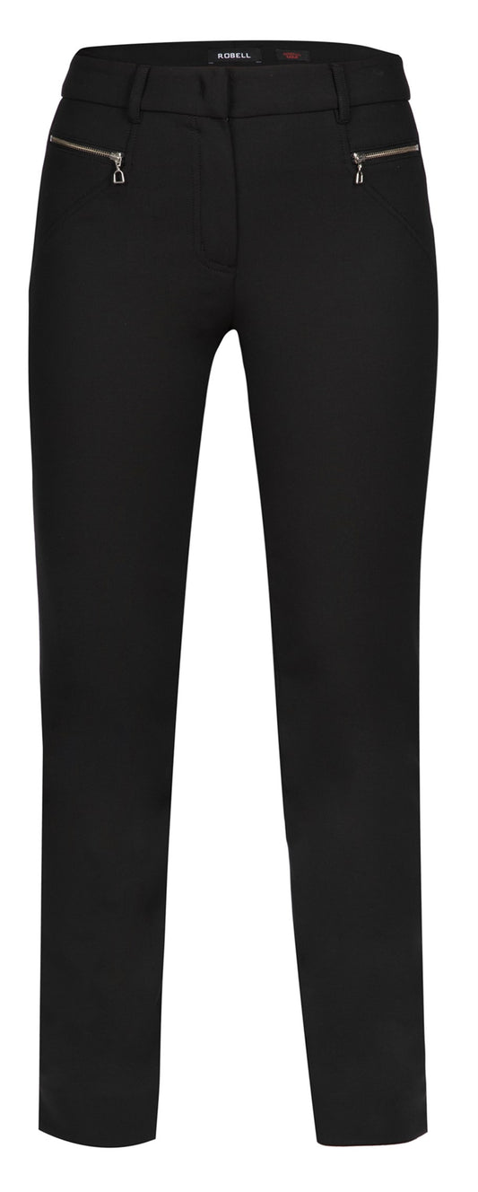 Robell Mimi Jersey Trousers 75cm Black