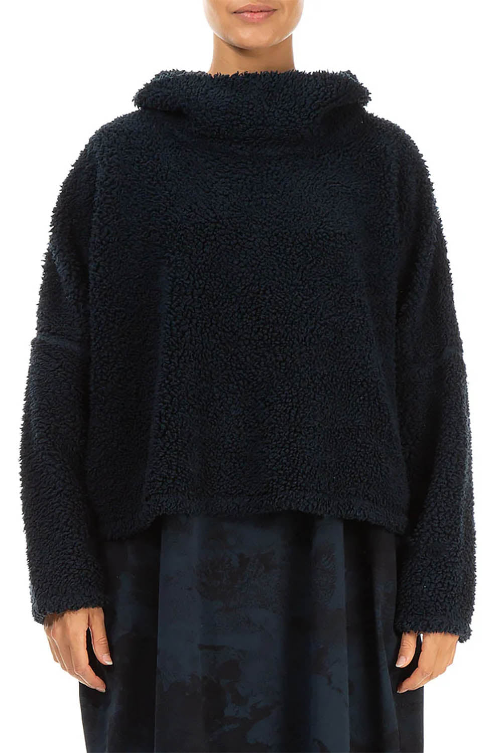 Teddy Fleece Funnel Neck 52602 Top