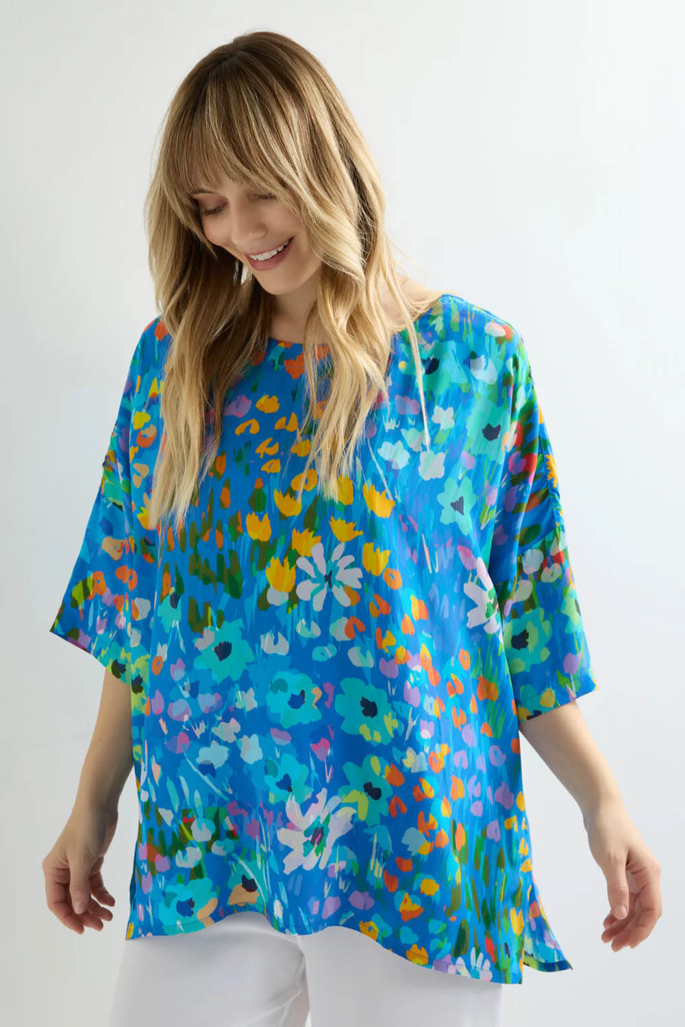 Abstract Painted Garden Top