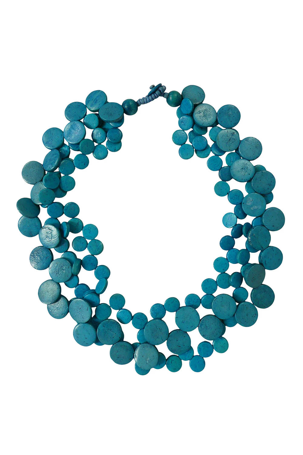 Lotus Feet Multi Strand Drop Necklace 