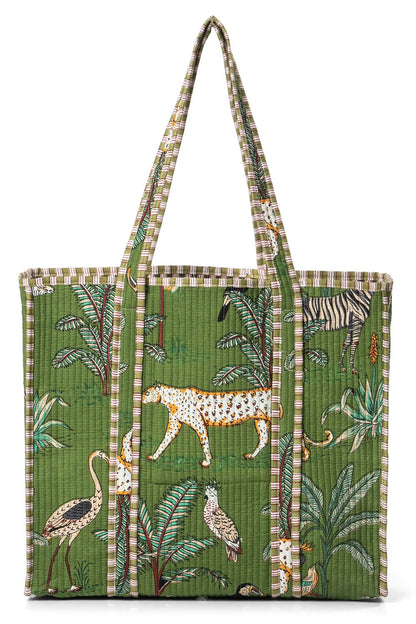 Conscious Yoga Collective Cotton Jungle Tote 