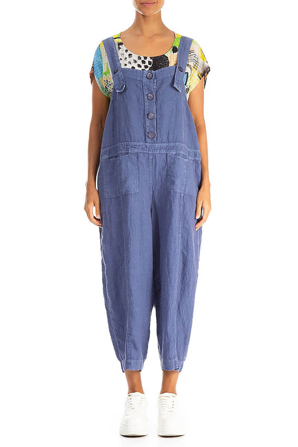 Linen 3821 Dungarees