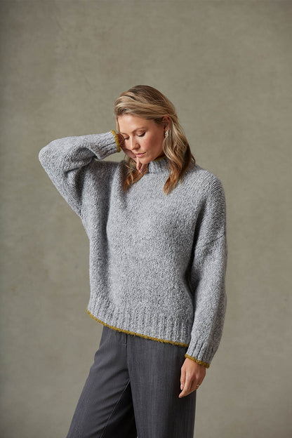 Edged Turtleneck 2584 Sweater