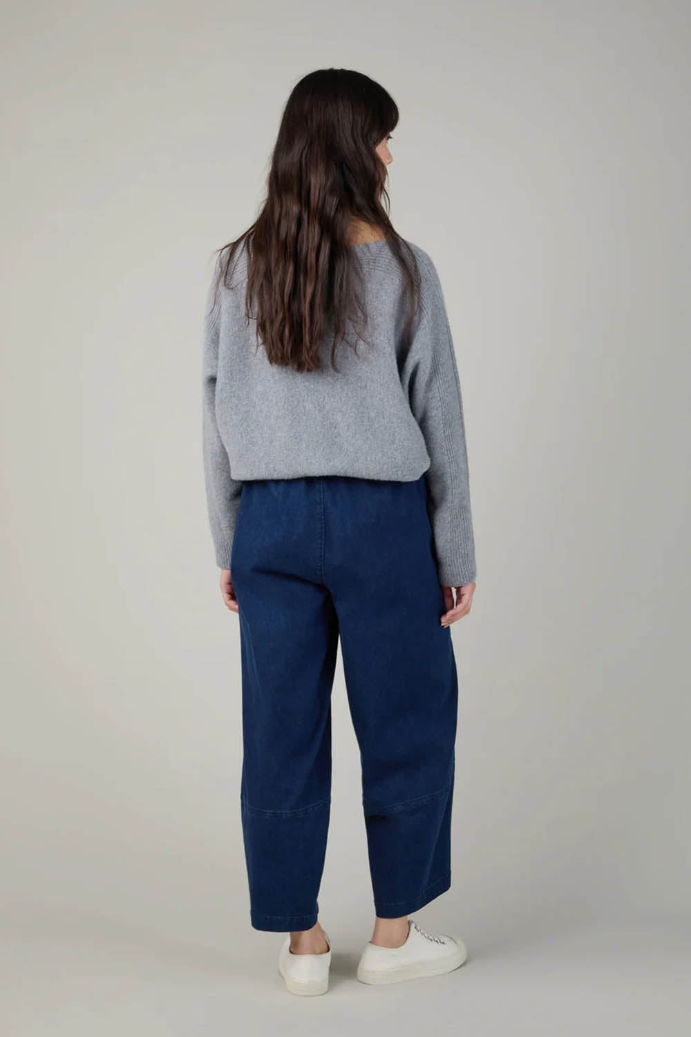 Denim Stretch Bubble Trousers