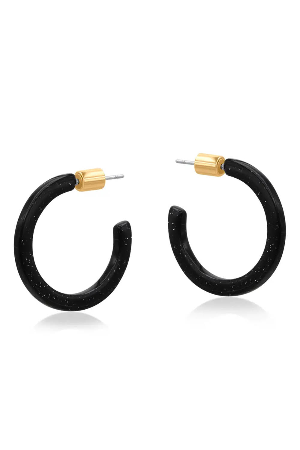 Emmauela Thin Resin Hoop Earrings