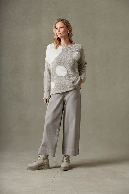 Boucle 2583 Sweater With Dots