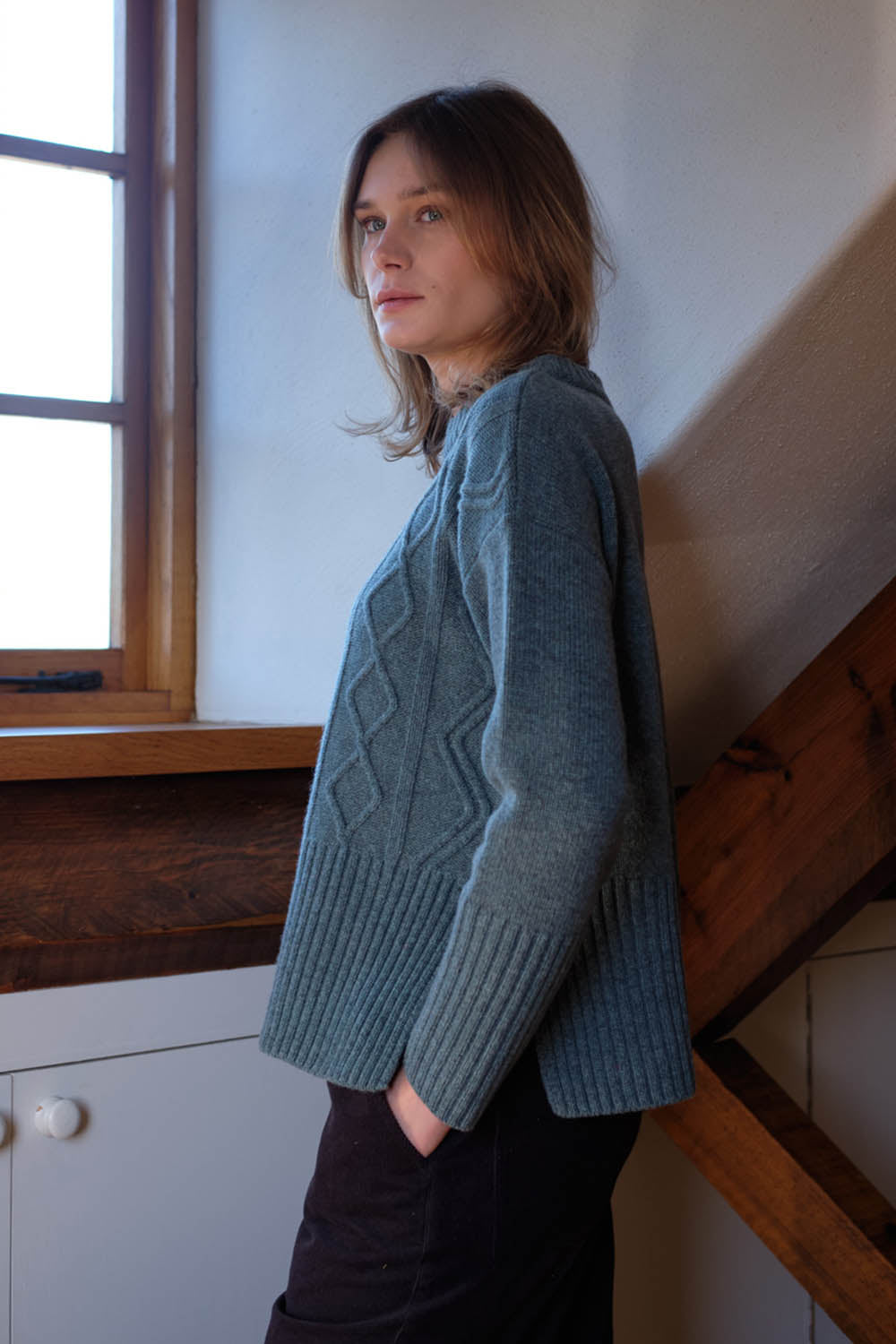 Elle Woollen Boxy Jumper