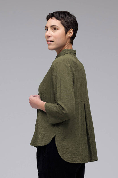 Fall Parachute Crop Easy Shirt