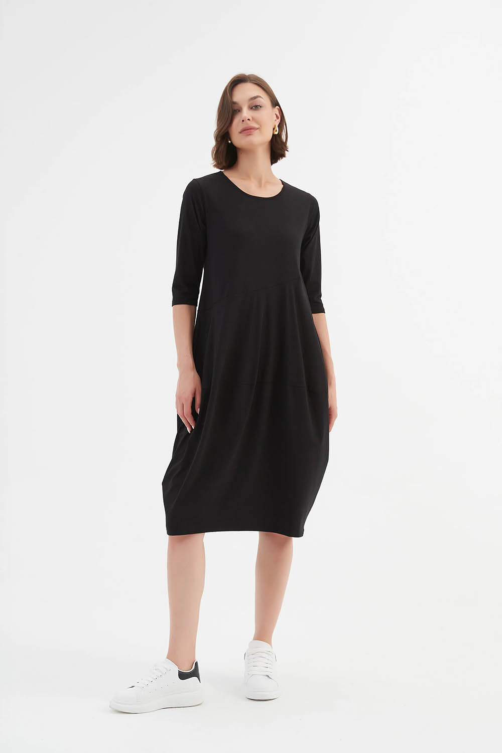 Diagonal Seam Summer Dress