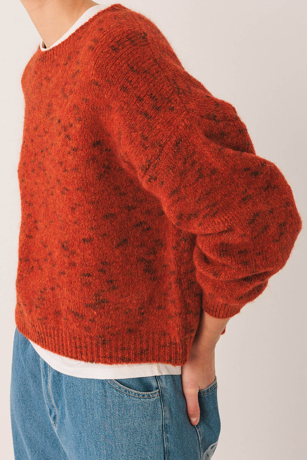 Mohair Crop Sweater