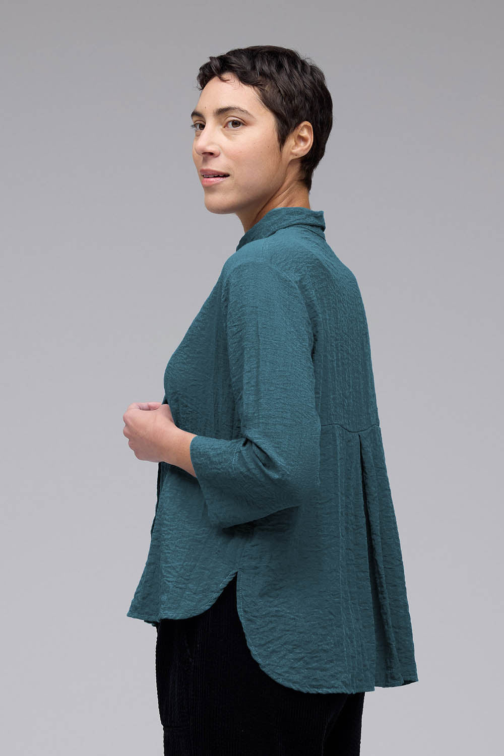 Fall Parachute Crop Easy Shirt
