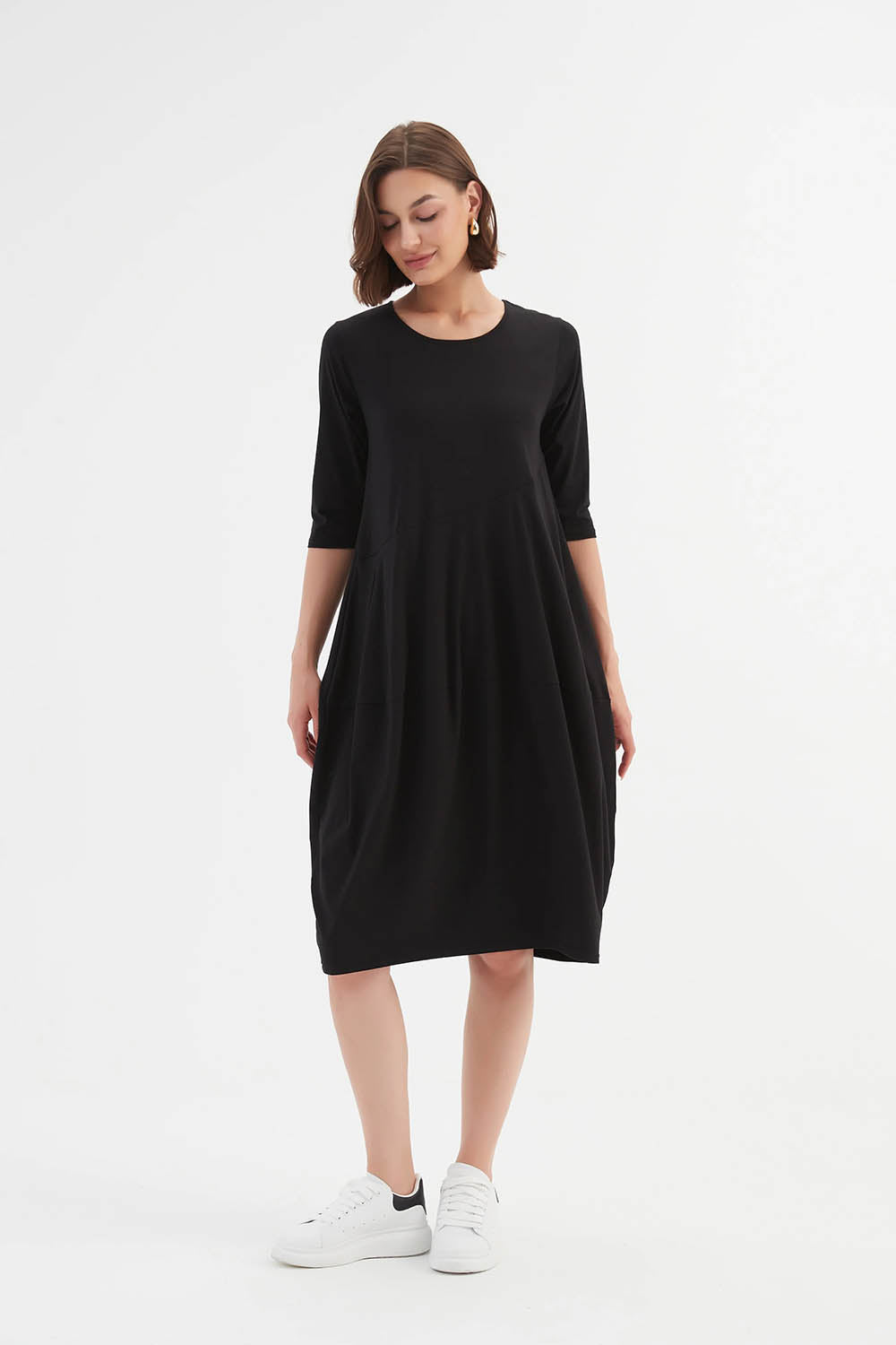 Diagonal Seam Summer Dress