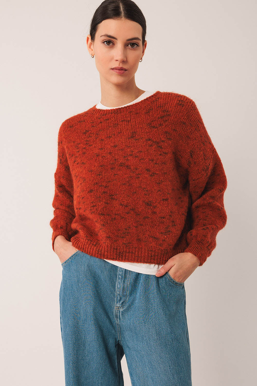 Mohair Crop Sweater