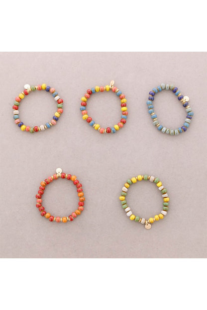 Ceramic Bead Bracelet