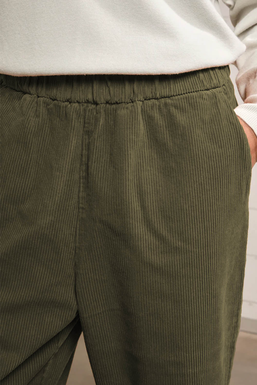 Corduroy Barrel Trousers