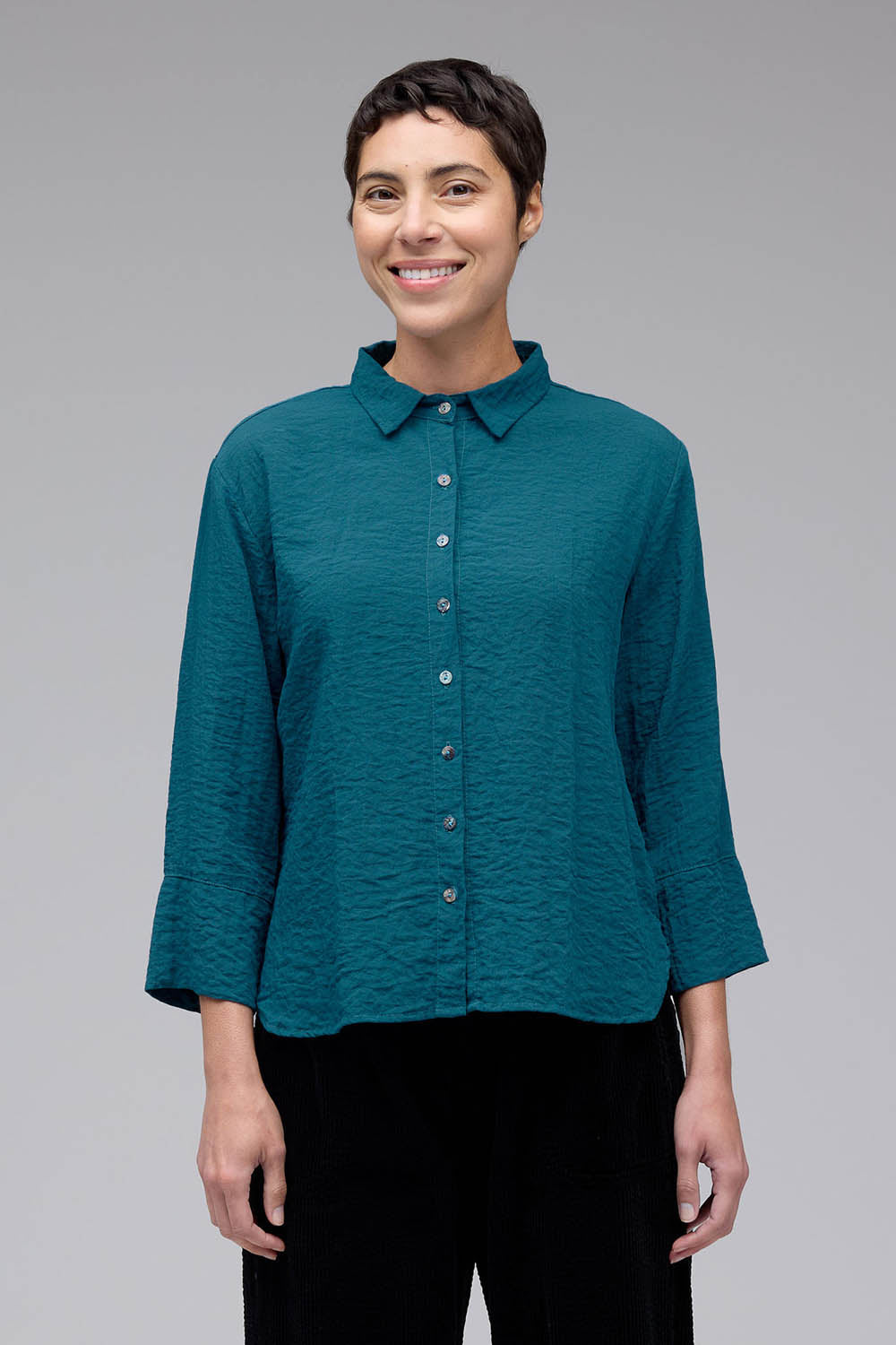Fall Parachute Crop Easy Shirt
