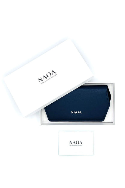 Naoa Apple Leather Slim Glasses Case 