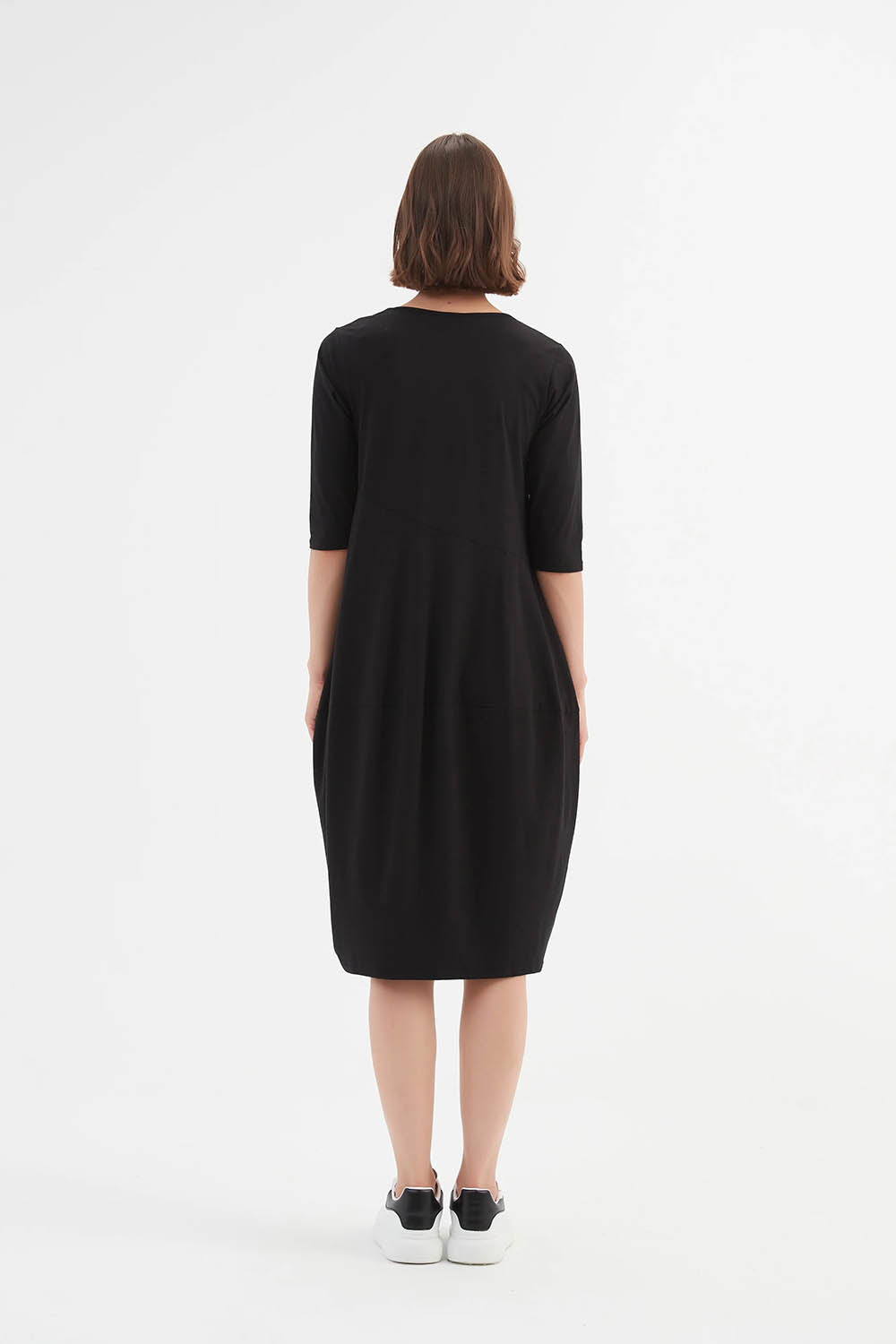Diagonal Seam Summer Dress