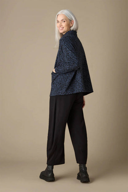 Ikat Soft Jersey Relaxed Top