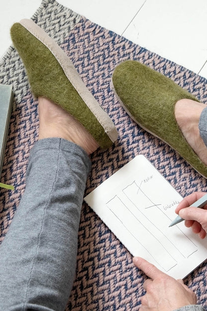 Merino Wool Suede Soled Slippers