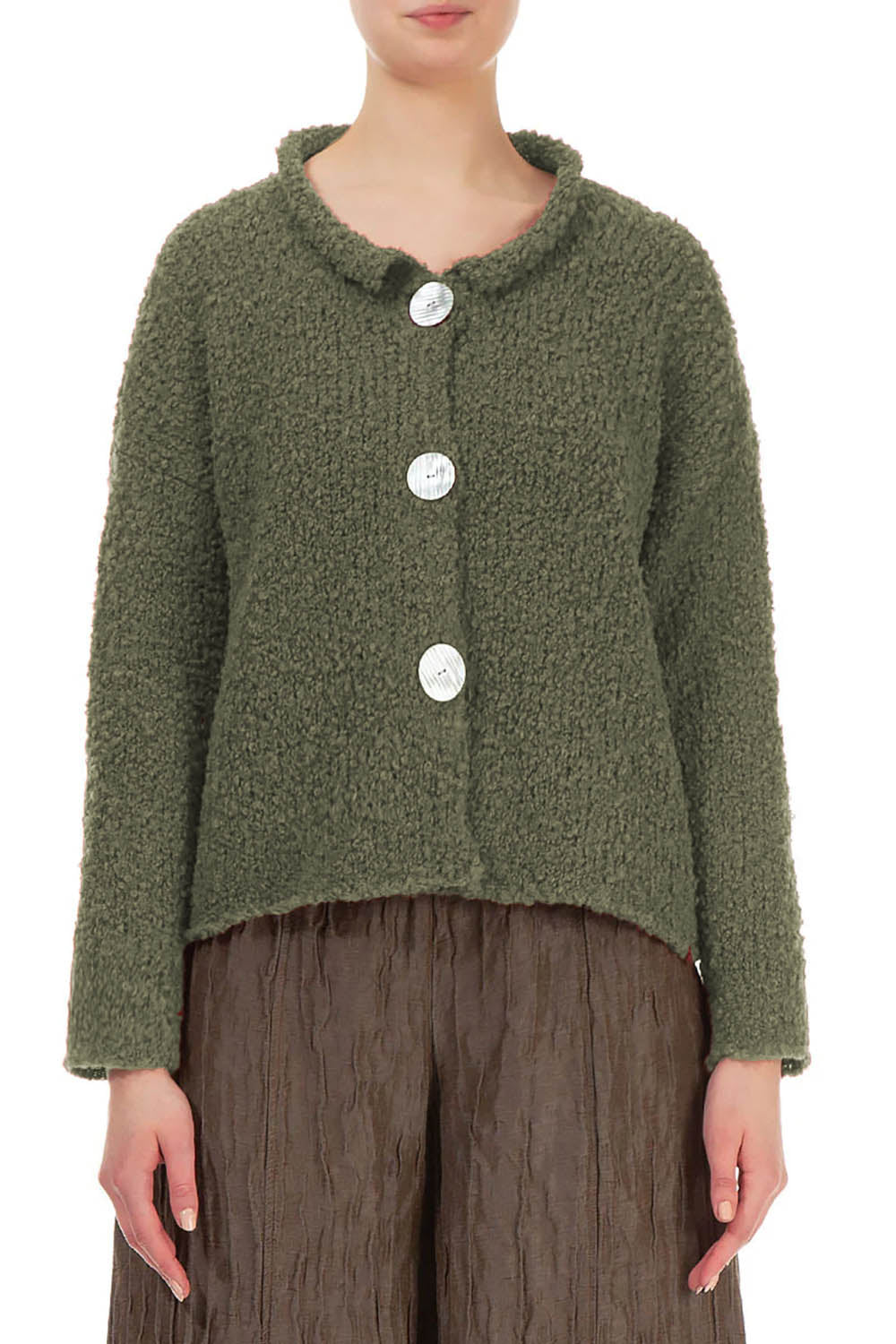 Melange Alpaca 6668 Cardigan