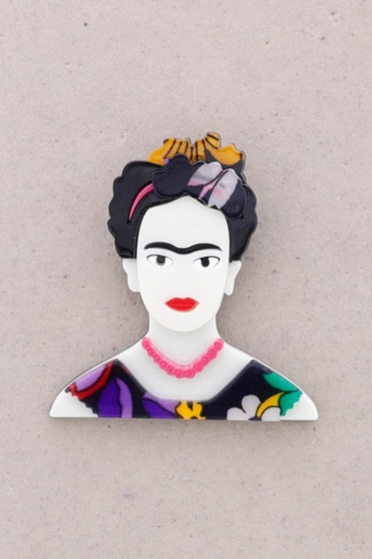 Frida Portrait Brooch