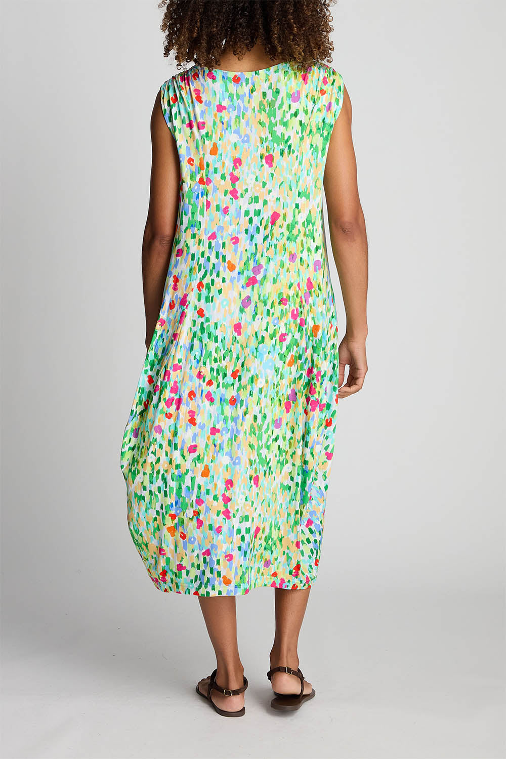 Impressionist Garden Jersey Dress