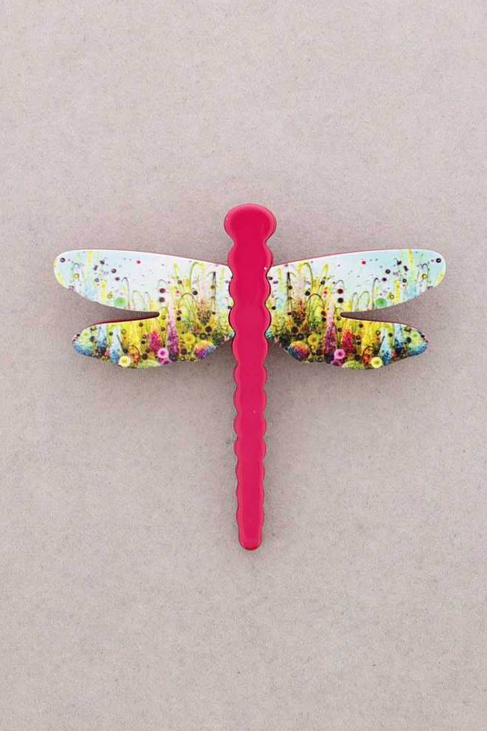 Sonata Resin Dragonfly Brooch Turquoise