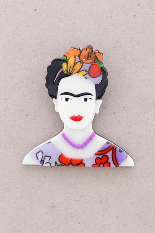 Frida Portrait Brooch