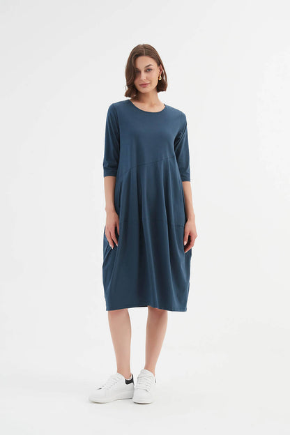 Diagonal Seam Summer Dress