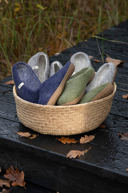 Merino Wool Suede Soled Slippers