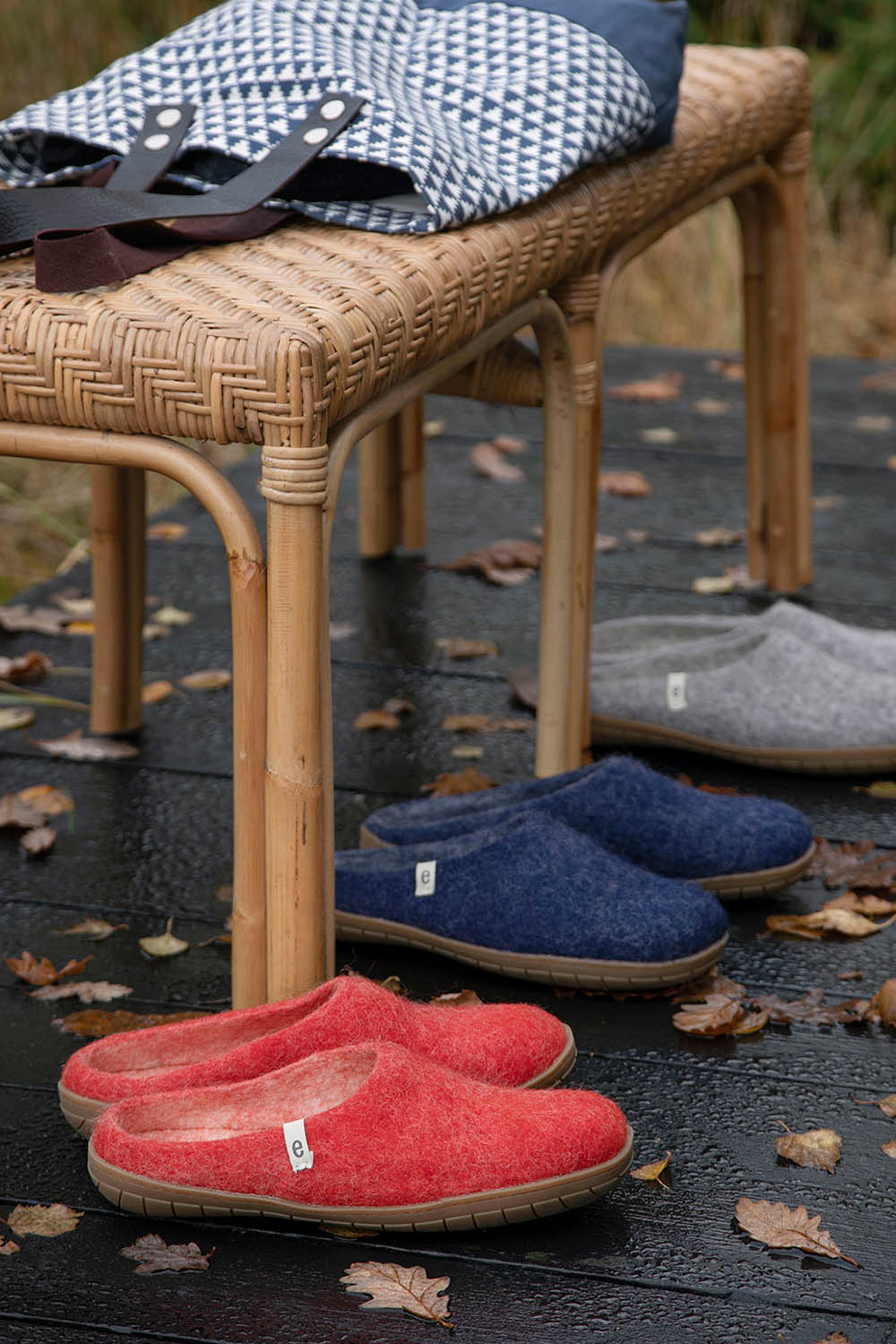 Merino Wool Suede Soled Slippers