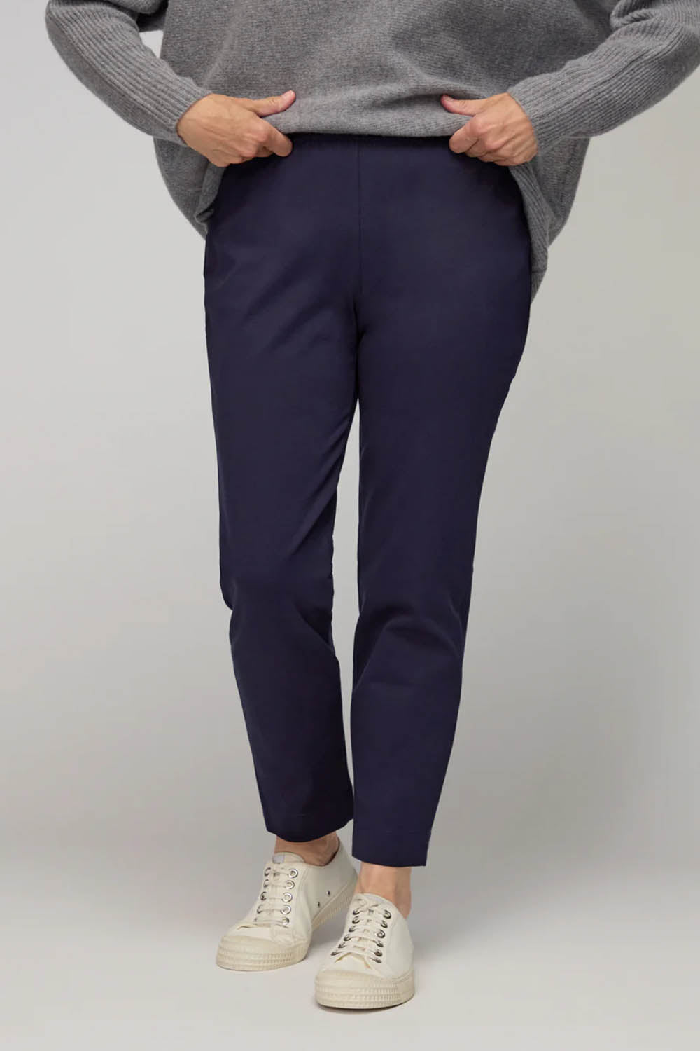 Slim Leg Ponte Trousers