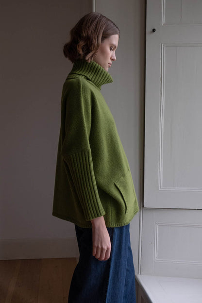 Woollen Hand Knitted Adela Jumper
