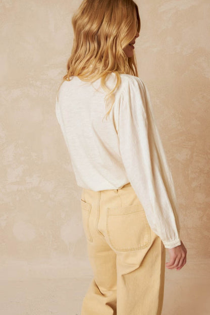 Combined Cotton Collared Shirt