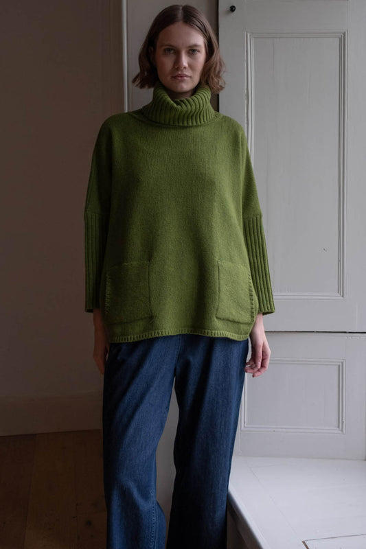 Woollen Hand Knitted Adela Jumper