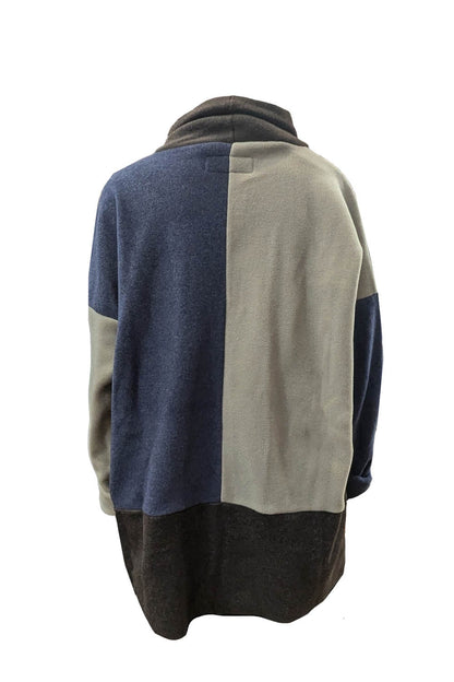 Fleece Patch Sweater